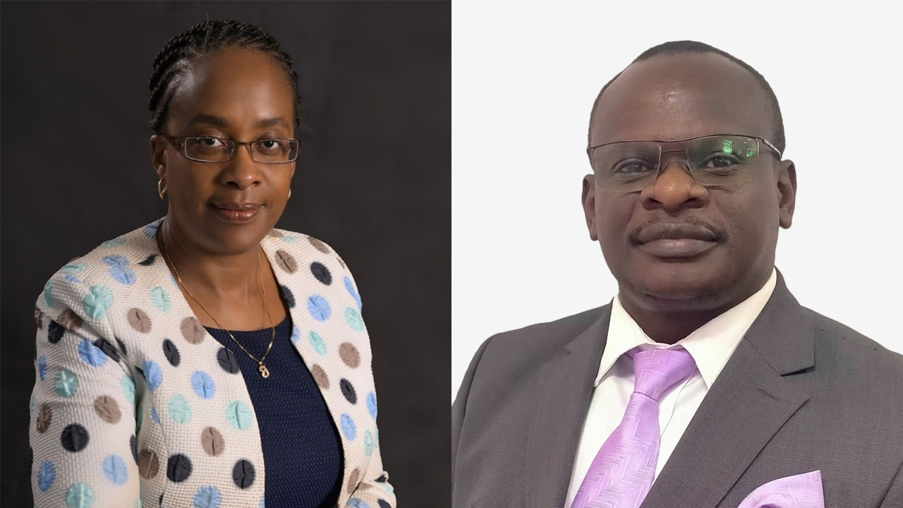 Rocket Health Board Chairperson, Dr. Jacqueline Kitulu and Chief Commercial Officer, Stephen Dimba Odhiambo